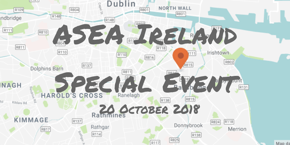 Ireland Special ASEA Event on the 20th of October