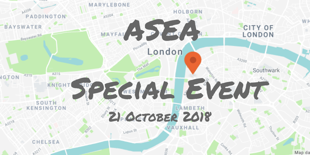 London Special ASEA Event on the 21st of October