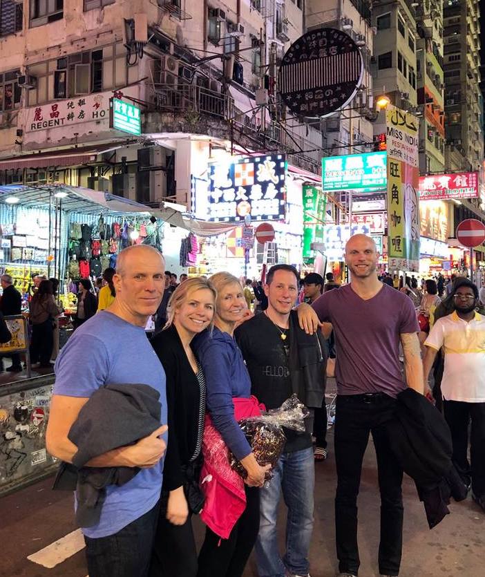 The Schwenklers in Hong Kong